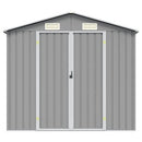 haveskur 205x129x183 cm galvaniseret stål grå