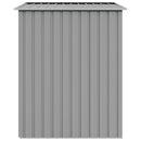 haveskur 205x129x183 cm galvaniseret stål grå