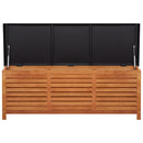 opbevaringskasse til haven 150x50x55 cm massivt eukalyptustræ