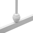 sengestel 90 x 200 cm metal hvid