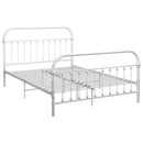 sengestel 140x200 cm metal hvid