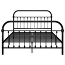 sengestel 120x200 cm metal sort