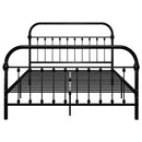 sengestel 160x200 cm metal sort