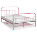 sengestel 120x200 cm metal pink