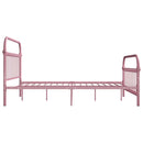 sengestel 120x200 cm metal pink