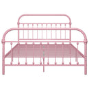 sengestel 140x200 cm metal pink