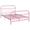 sengestel 160x200 cm metal pink