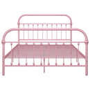 sengestel 160x200 cm metal pink