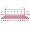 sengestel 180x200 cm metal pink