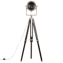 gulvlampe med trefod 171 cm massivt mangotræ