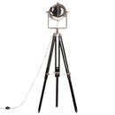 gulvlampe med trefod 171 cm massivt mangotræ