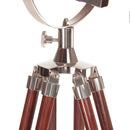 gulvlampe med trefod 180 cm massivt mangotræ