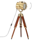 gulvlampe med trefod 69 cm massivt mangotræ