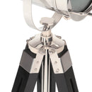 gulvlampe med trefod 69 cm massivt mangotræ sort