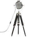 gulvlampe med trefod 69 cm massivt mangotræ sort