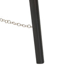 gulvlampe med trefod 97 cm massivt mangotræ sort
