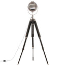 gulvlampe med trefod 165 cm massivt mangotræ