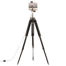 gulvlampe med trefod 165 cm massivt mangotræ