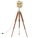 gulvlampe med trefod 165 cm massivt mangotræ