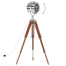 gulvlampe med trefod 165 cm massivt mangotræ