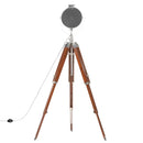 gulvlampe med trefod 165 cm massivt mangotræ