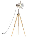 gulvlampe med trefod 140 cm massivt mangotræ