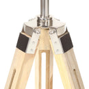 gulvlampe med trefod 140 cm massivt mangotræ