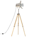 gulvlampe med trefod 140 cm massivt mangotræ