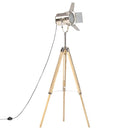 gulvlampe med trefod 140 cm massivt mangotræ