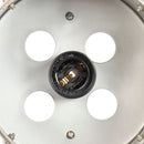 gulvlampe med trefod 140 cm massivt mangotræ