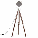 gulvlampe med trefod 180 cm massivt mangotræ