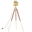 gulvlampe med trefod 193 cm massivt mangotræ
