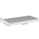 Terrasse Flise 6 pcs Grå 60 x 30 cm WPC