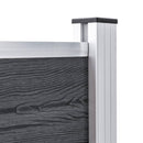hegnspæle 2 stk. 185 cm aluminium