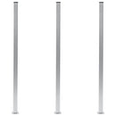 hegnspæle 3 stk. 185 cm aluminium