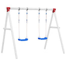 gynger med reb 2 stk. 38x16 cm polyethylen blå