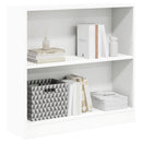 bogreol 80x24x75 cm konstrueret træ hvid