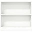 bogreol 80x24x75 cm konstrueret træ hvid