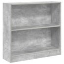 bogreol 80x24x75 cm konstrueret træ hvid
