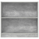bogreol 80x24x75 cm konstrueret træ hvid