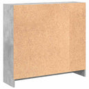 bogreol 80x24x75 cm konstrueret træ hvid