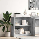 bogreol 80x24x75 cm konstrueret træ hvid