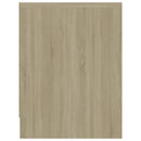 sengebord 40x30x40 cm konstrueret træ sonoma-eg