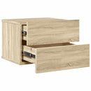 sengebord 40x30x30 cm konstrueret træ Sonoma-eg