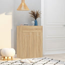skoskab 60x35x84 cm konstrueret træ sonoma-eg