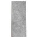 skoskab 60x35x84 cm konstrueret træ betongrå