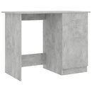 skrivebord 100x50x76 cm konstrueret træ betongrå
