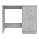 skrivebord 100x50x76 cm konstrueret træ betongrå