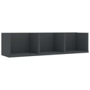 cd-reol 75x18x18 cm konstrueret træ grå