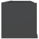 cd-reol 75x18x18 cm konstrueret træ grå